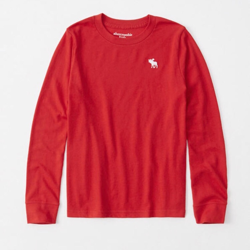 Abercrombie Boys Long Sleeve Iconic Tee
